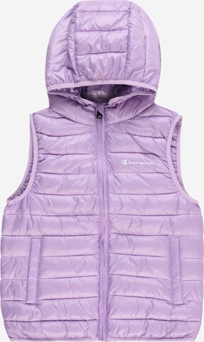 Champion Authentic Athletic Apparel Vest in Purple: front