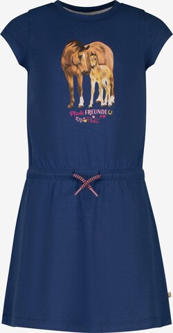 PFERDEFREUNDE Dress 'Pferdefreunde' in Blue: front