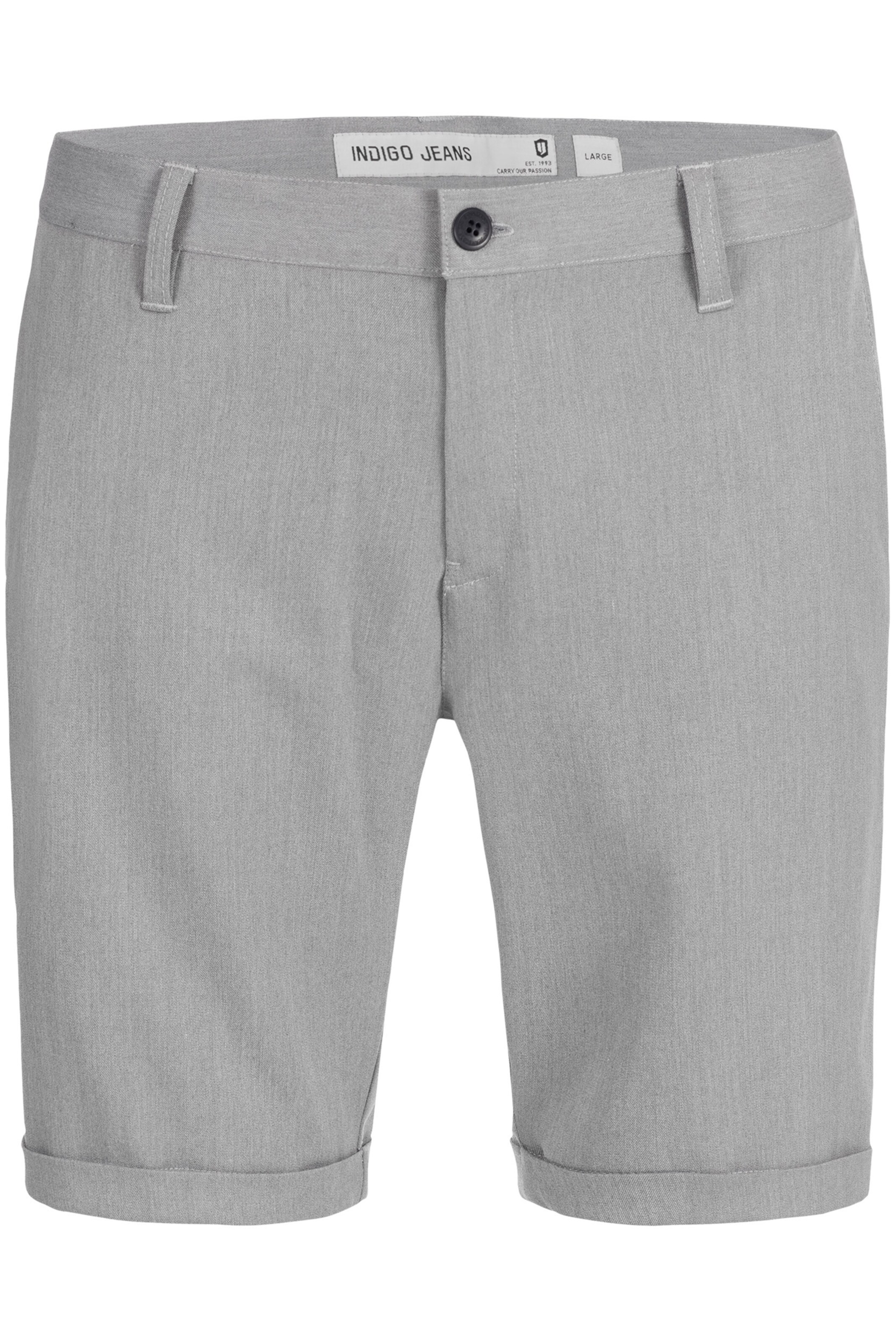 INDICODE JEANS Pants 'Aalborg' in Grey: front