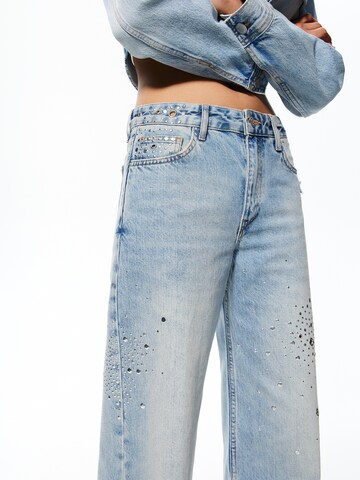 Baggy Jean Pull&Bear en bleu