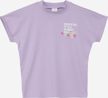 T-Shirt s.Oliver en violet : devant