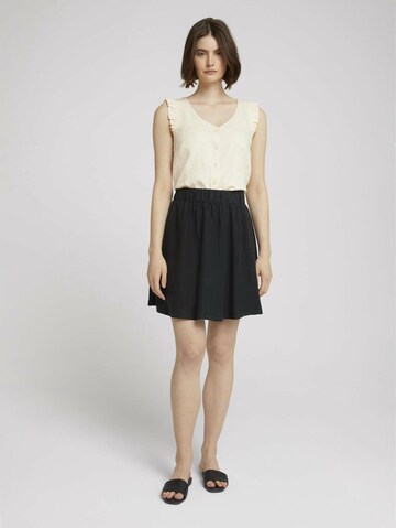 TOM TAILOR DENIM Skirt in Black