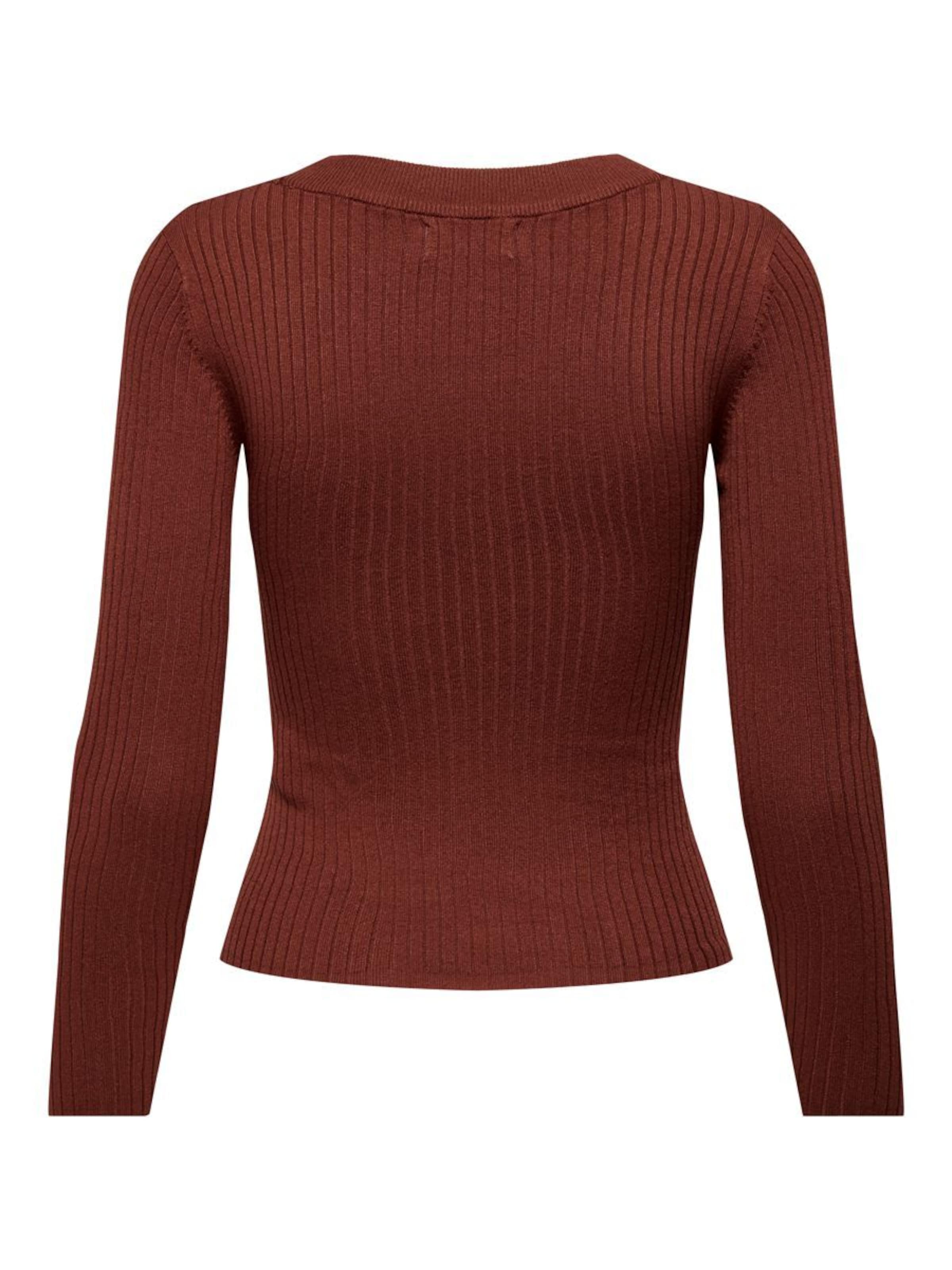 JDY Petite Pullover i brun