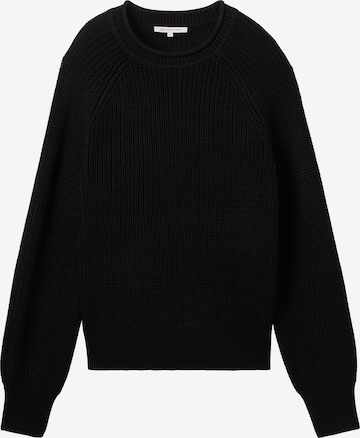 Pull-over TOM TAILOR DENIM en noir : devant