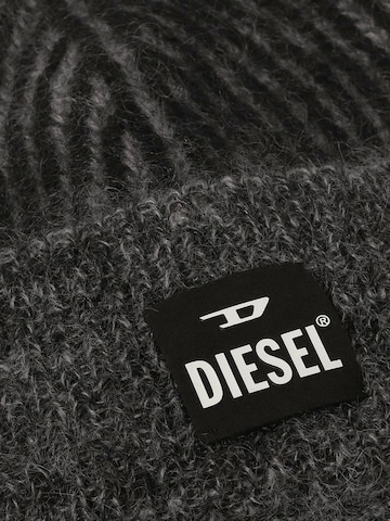 pilka DIESEL Megzta kepurė 'K-EDRO-MOHAIR-CAP'
