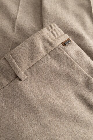 JOOP! Regular Pleated Pants ' River' in Beige