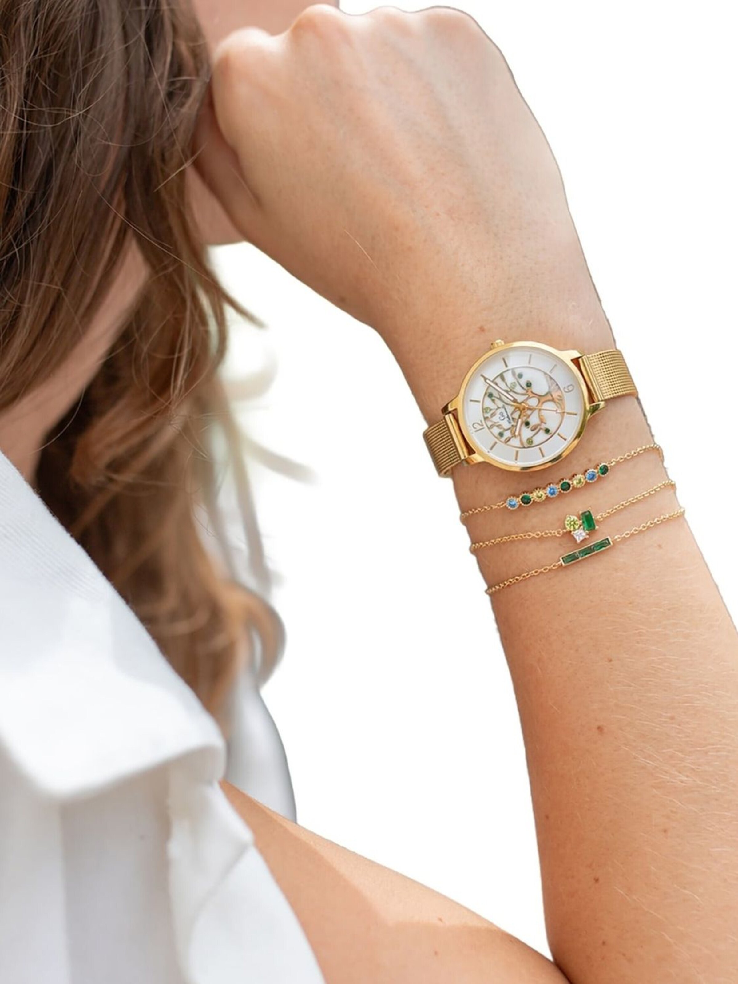 GO GirlOnly Analoog horloge in Goud: voorkant