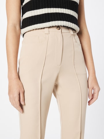 Dorothy Perkins Flared Trousers in Beige