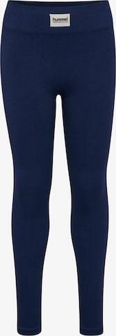 Hummel Slimfit Sporthose in Blau: Vorderseite