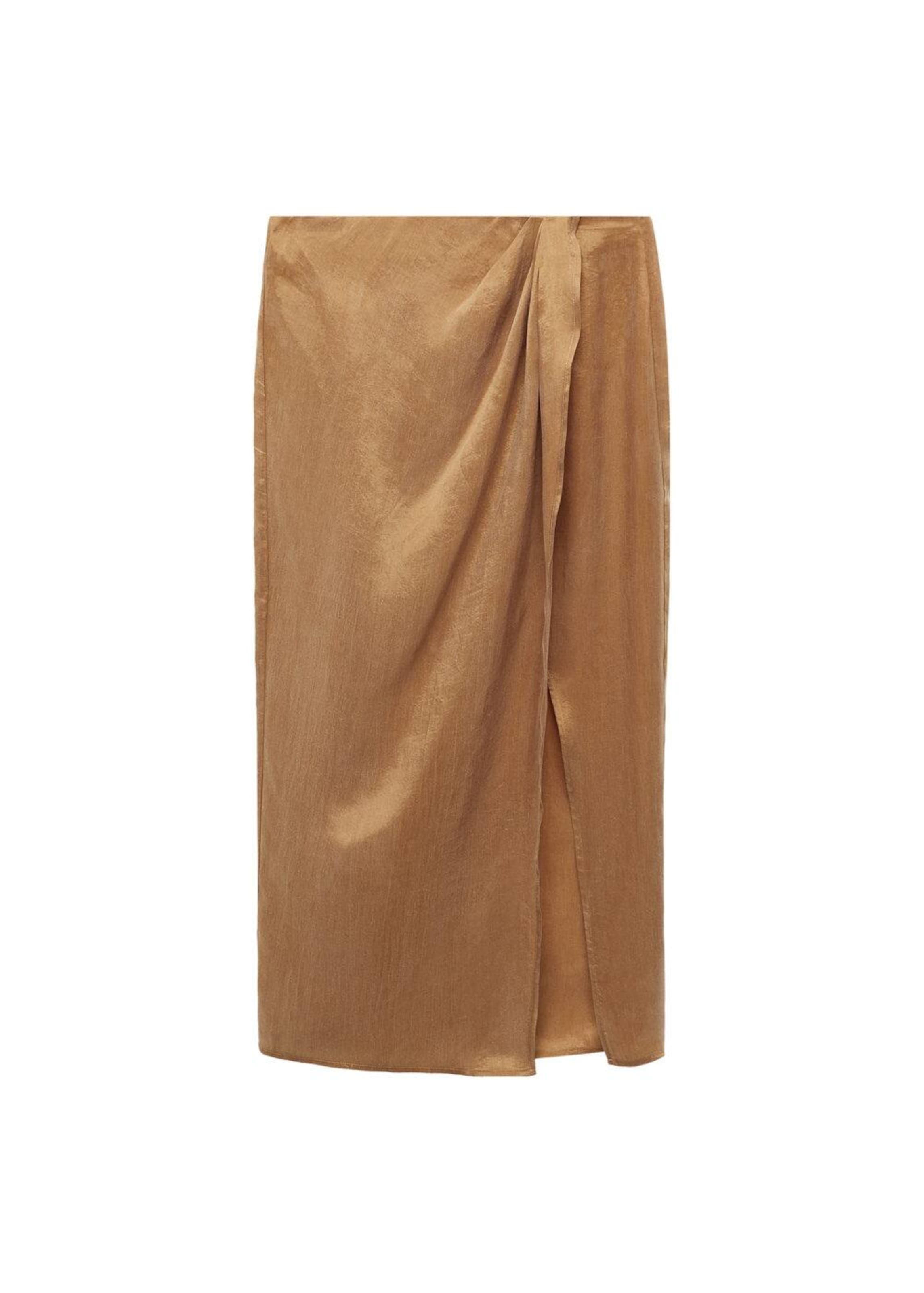 MANGO Nederdel 'Desert' i brun: forside