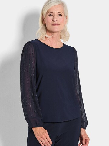 Chemisier Goldner en bleu : devant