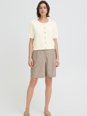 Fransa Strickjacke 'FRARALYN' in Weiß