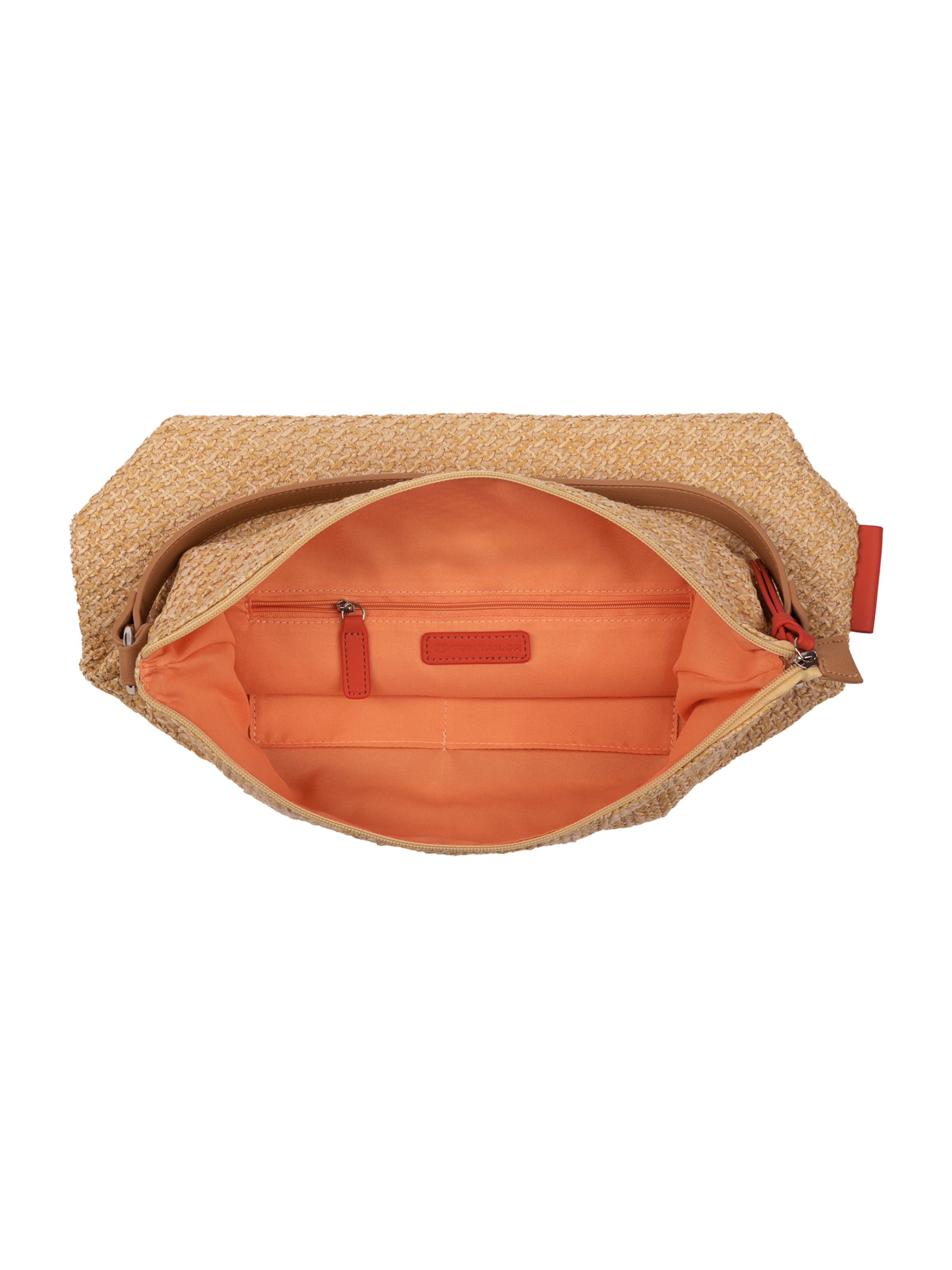 TOM TAILOR Skuldertaske 'Vanya' i beige