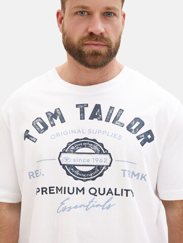 Maglietta di TOM TAILOR Men + in bianco