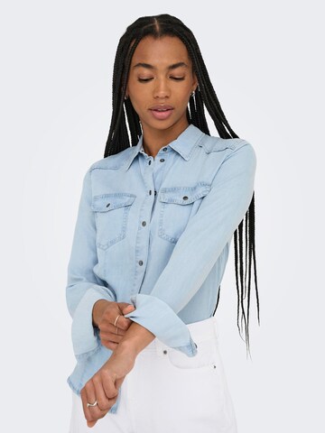ONLY Blouse 'ONLCHARIS' in Blauw