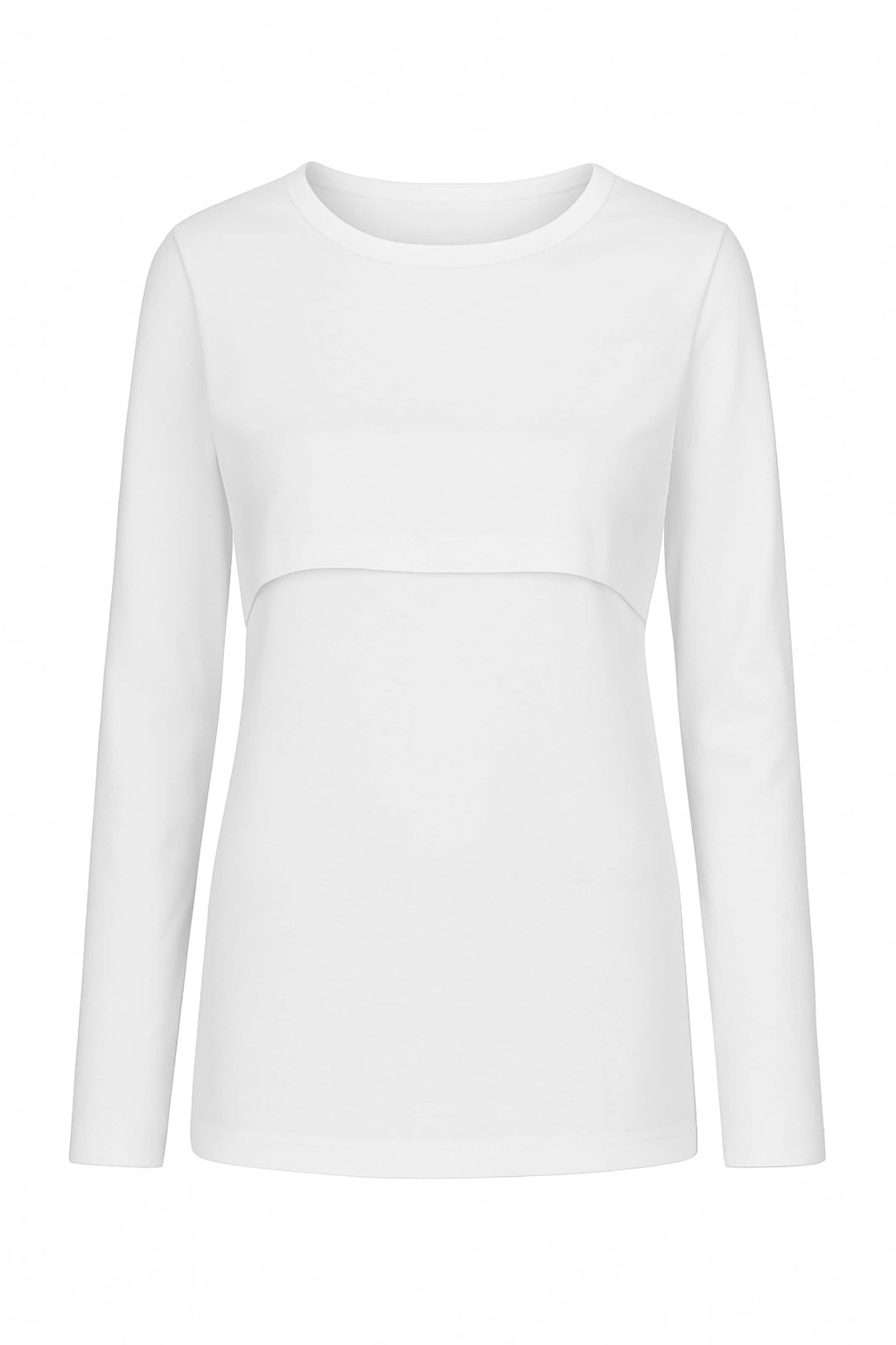 LYN MAMA Blouse in White: front