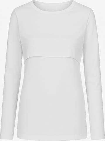 LYN MAMA Blouse in White: front