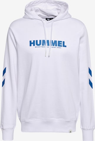Hummel Sportovní mikina – bílá: přední strana