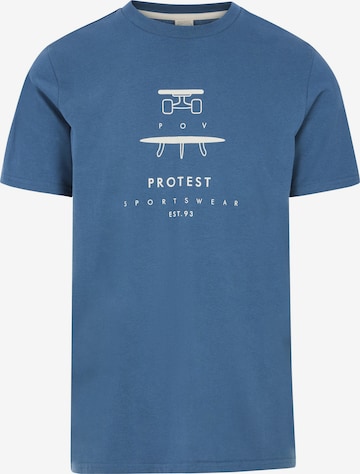 PROTEST Shirt 'PRTAndros' in Blue: front