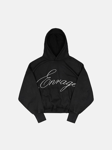 ENRAGE Sweatshirt 'SCRIPT' in Schwarz: Vorderseite