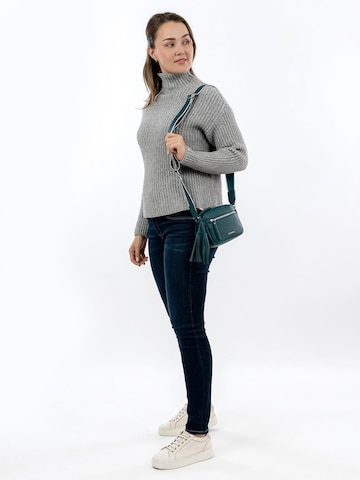 Borsa a spalla ' E&N Belli ' di Emily & Noah in blu: frontale