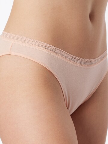 SCHIESSER Panty ' Cotton Lace ' in Beige