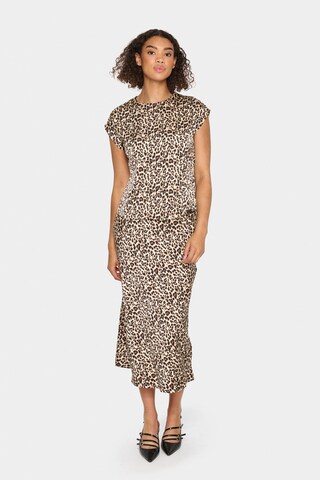 SAINT TROPEZ Blouse 'Zovi' in Brown