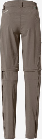 VAUDE Regular Outdoor Pants 'Farley' in Beige