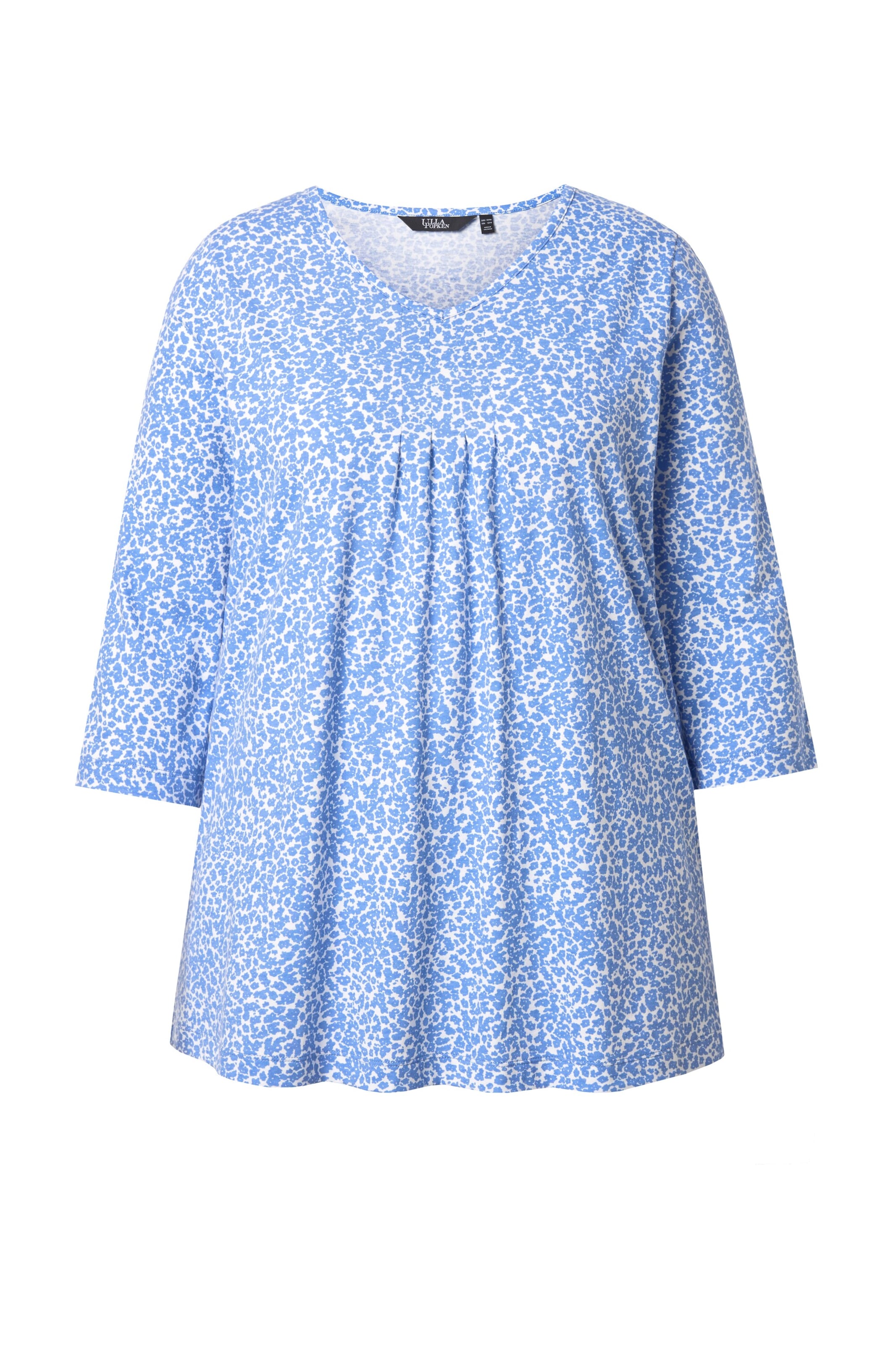 Ulla Popken Bluse in Blau: Vorderseite