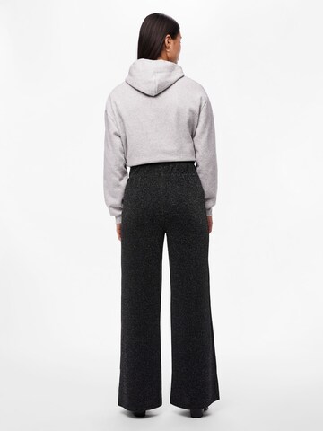 Wide Leg Pantalon PIECES en noir