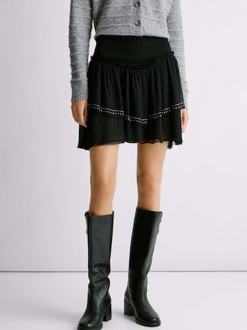 Gonna 'Mai' di Pepe Jeans in nero: frontale