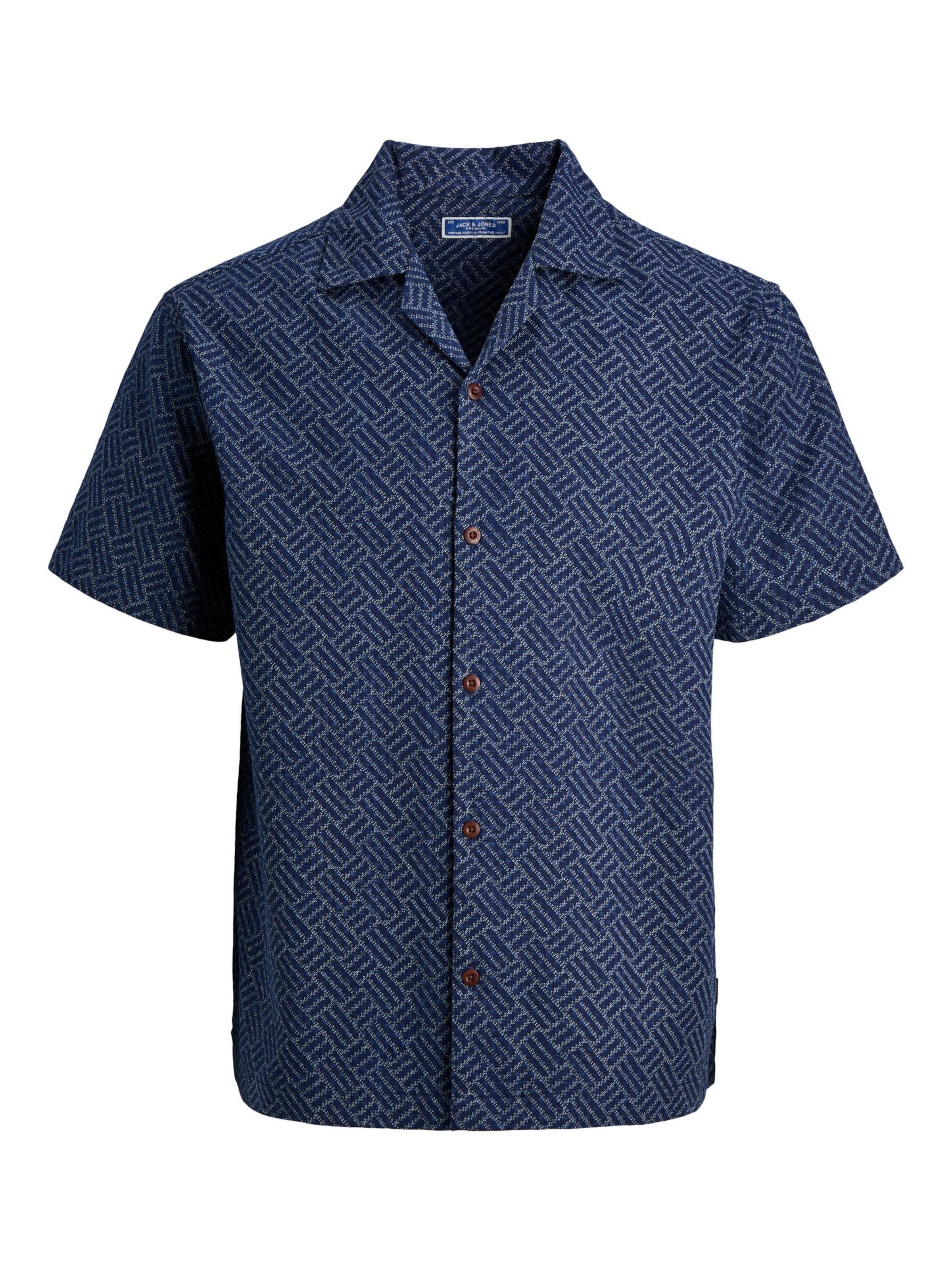 Camicia di JACK & JONES in blu: frontale