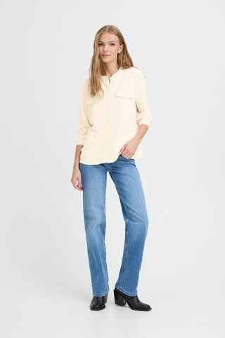 ICHI Bluse 'SOFFIE' in Beige