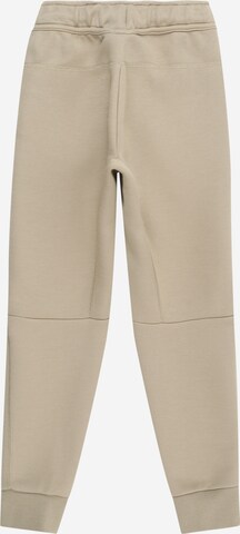 Effilé Pantalon 'TECH FLEECE' Nike Sportswear en beige