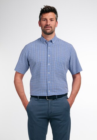 ETERNA Regular fit Button Up Shirt in Blue: front