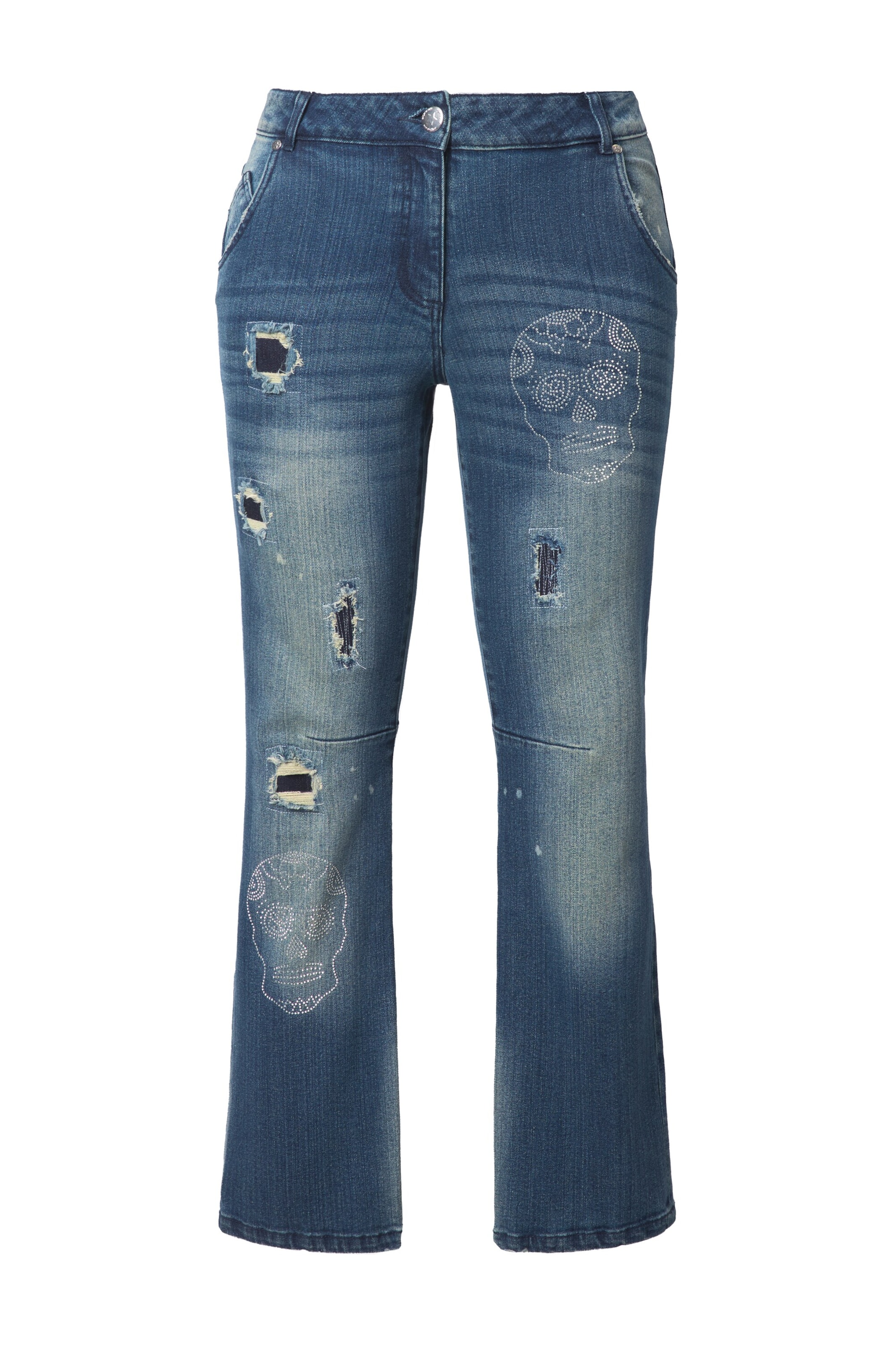 Angel of Style Regular Jeans in Blauw: voorkant