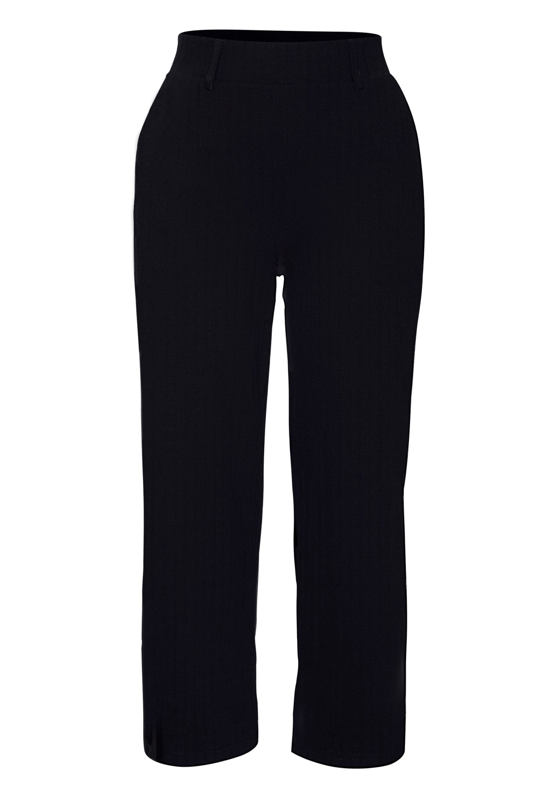 LASCANA Regular Pants in Black: front