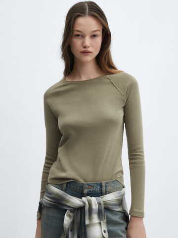 MANGO Shirt 'LAVI' in Green: front