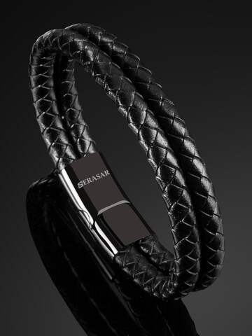 Bracelet 'Double' SERASAR en noir