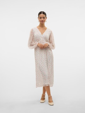 Abito camicia 'VMSMILLA' di VERO MODA in bianco: frontale