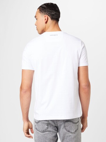 Hackett London T-Shirt 'AMR' in Weiß