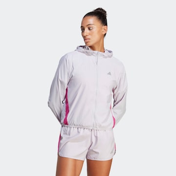 ADIDAS PERFORMANCE Athletic Jacket 'Run It' in Purple: front