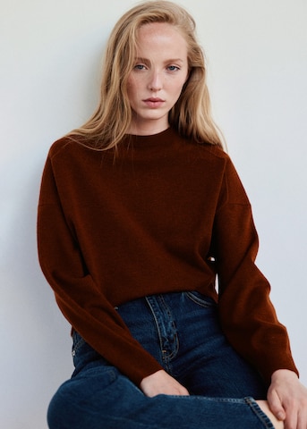 Pullover 'NEKKON' di MANGO in rosso: frontale