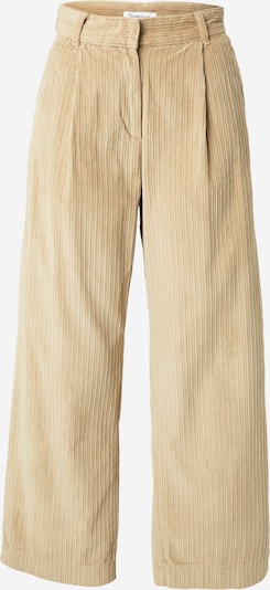 KnowledgeCotton Apparel Pantalón plisado 'POSEY' en beige, Vista del producto