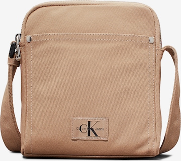 Calvin Klein Jeans Torba za čez ramo 'Essentials' | bež barva: sprednja stran
