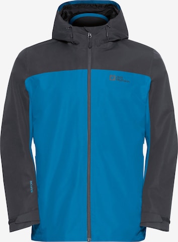 JACK WOLFSKIN Outdoor jacket 'Taubenberg' in Blue: front