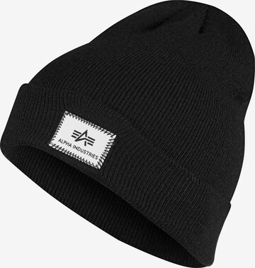 Bonnet 'X-Fit' ALPHA INDUSTRIES en noir : devant