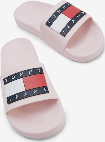 Tommy Jeans Buty na plażę/do kąpieli w kolorze różowy