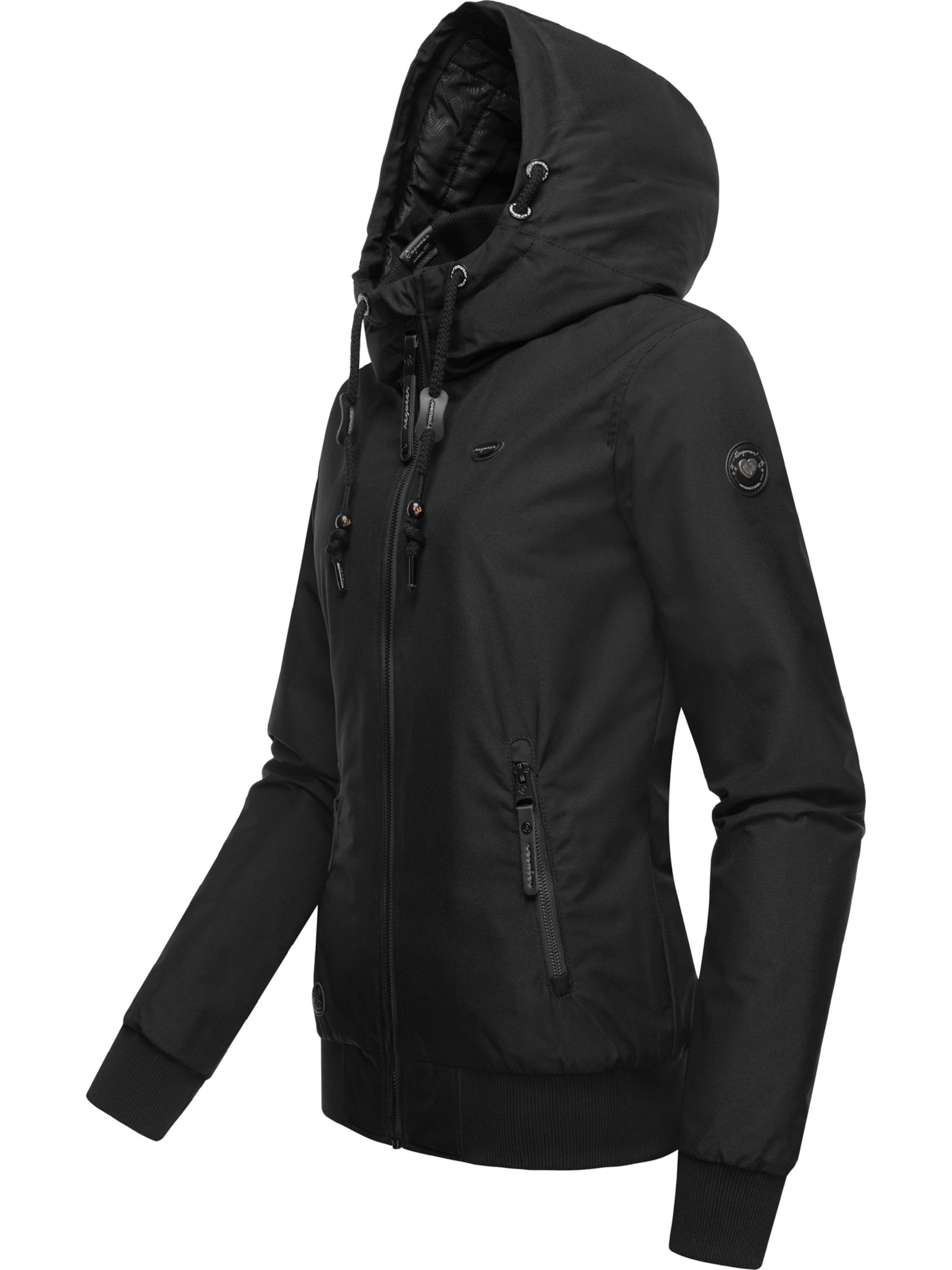 Veste d’hiver 'Nuggie' Ragwear en noir