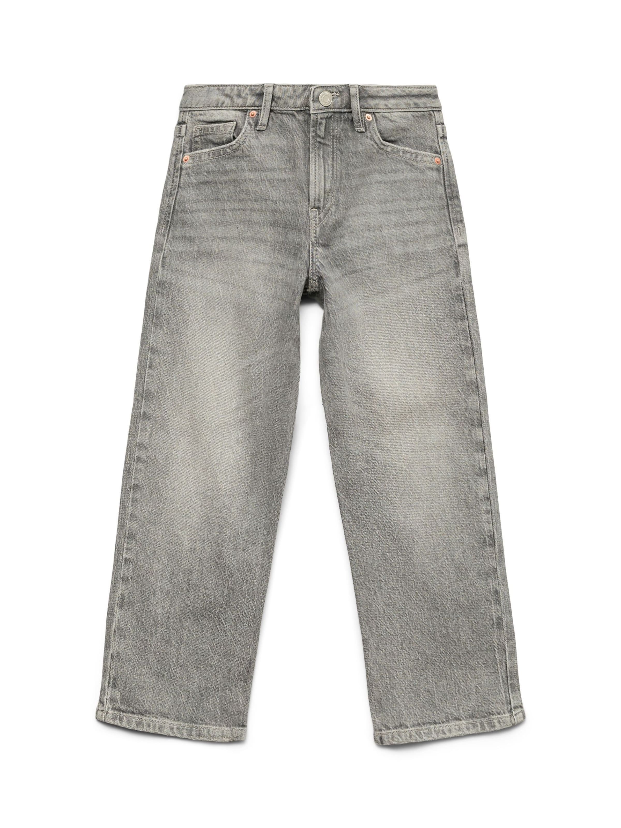 Vero Moda Girl Jeans 'VMTessa' in 128 in de kleur Grey denim, Productweergave
